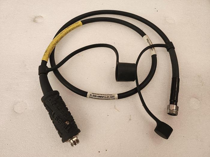 Used Times Microwave SLS06-NMNFG-01.50M Tuff Grip Cable NM-NF Unit #1