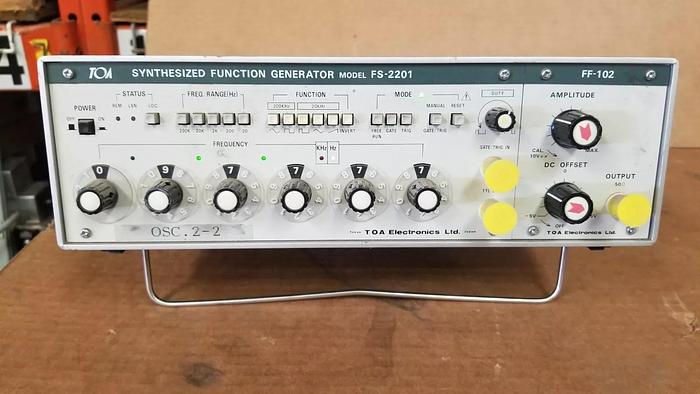 Used TOA FS-2201 Synthesized Function Generator