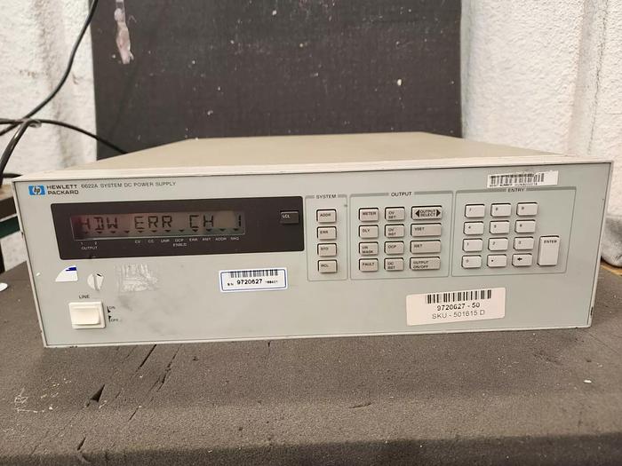 Used HP/Agilent 6622A System DC Power Supply READ!