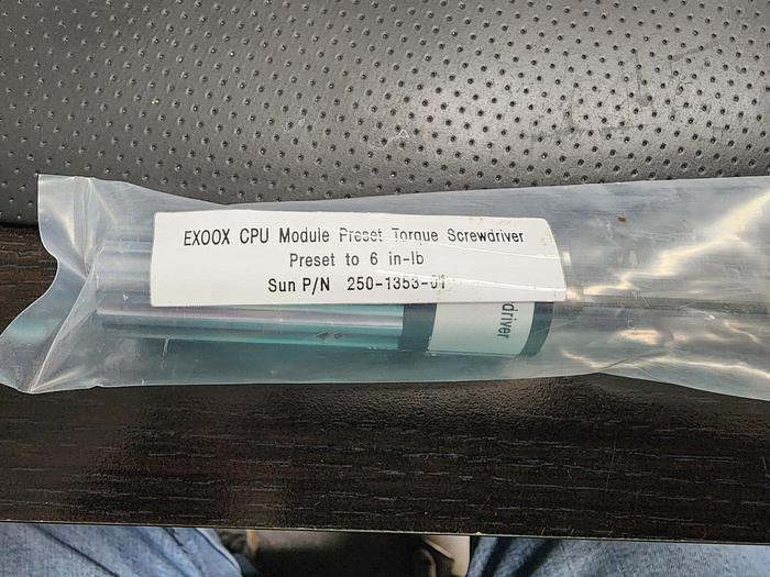 SUN 250-1353-01 CPU Module Preset Torque Screwdriver 6 in-lb NEW!