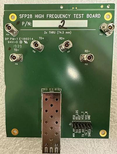 Used Spectra SFP28 High Frequency Test Board x6 3.5/2.92mm Connections