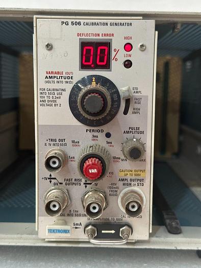 Used Tektronix PG 506 Calibration Generator for TM500 Mainframe *Guaranteed*