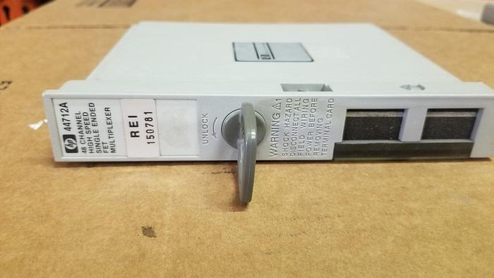 Used HP 44712A 48 Channel High Speed Single Embedded FET Multiplexer