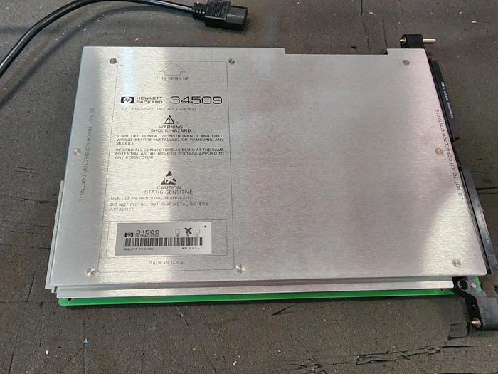 Used HP/Agilent 34509B 32-Channel Relay Driver