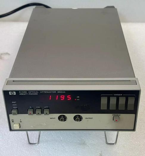 Used HP 8158B Optical Attenuator 850nm *Guaranteed*