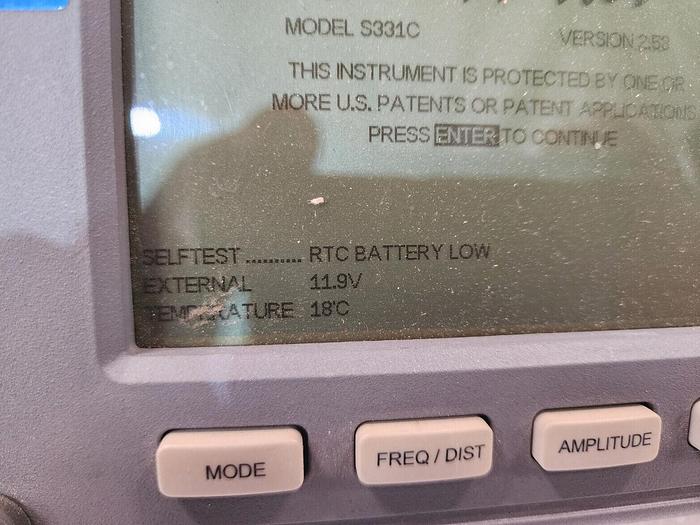 Used Anritsu S331C SiteMaster Cable Tester