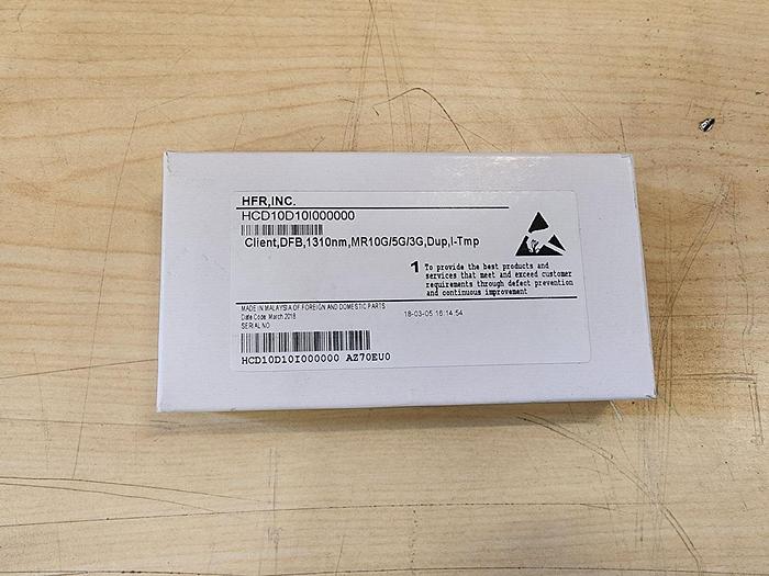 Used HFR, Inc. HCD10D10I000000 SFP Module NEW!