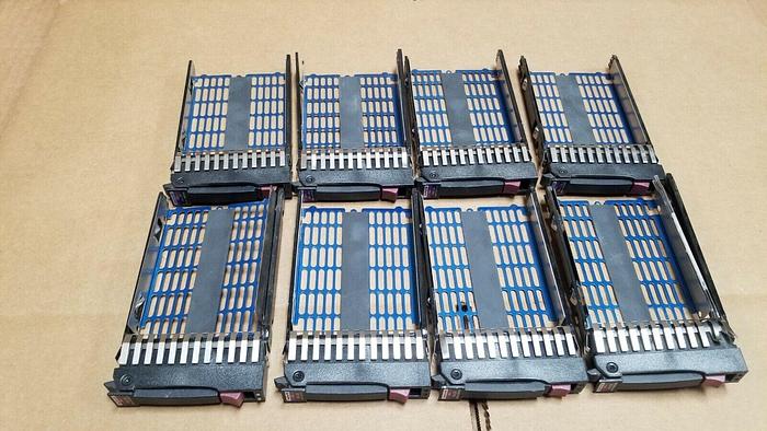 Used HP SAS Hard Drive Caddies Lot of 8