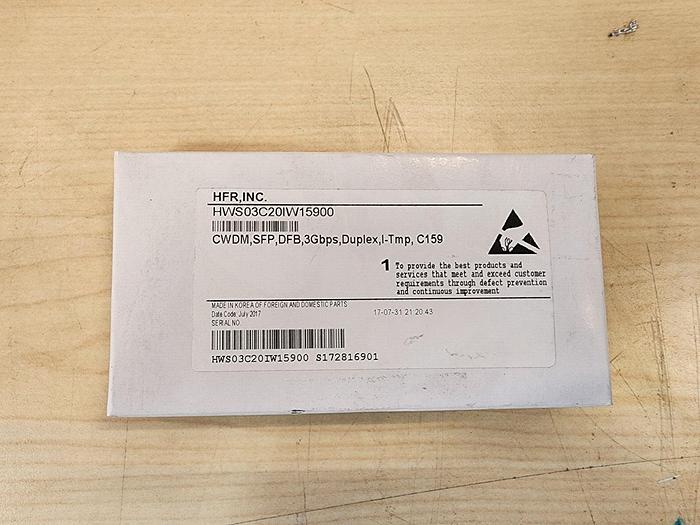 Used HFR, Inc. HWS03C20IW15900 SFP Module NEW!