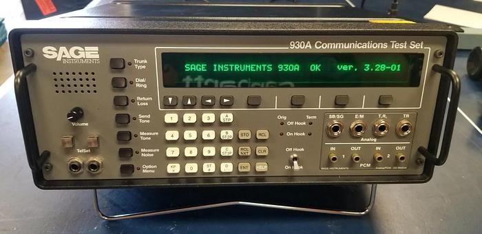 Used SAGE 930A Communications Test Set Good Unit #4