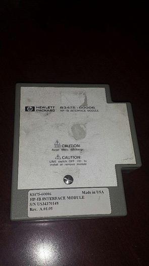 Used HP 83475-60006 HP-IB Interface Module