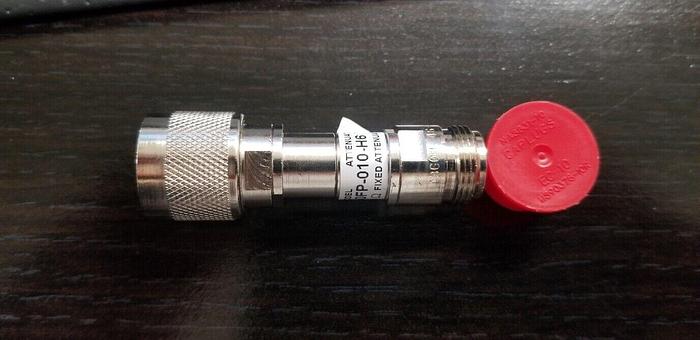 Used JFW 50FP-010-H6 Attenuator 50 Ohm