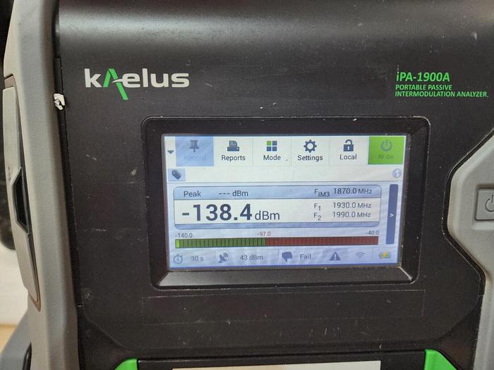 Used KAELUS IPA-1900A Portable PIM Tester Unit #10