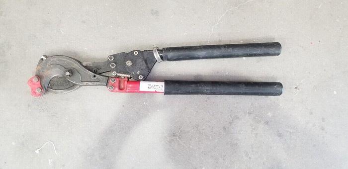 Used H.K. Porter Large Cable Ratchet Cutters Unit #9
