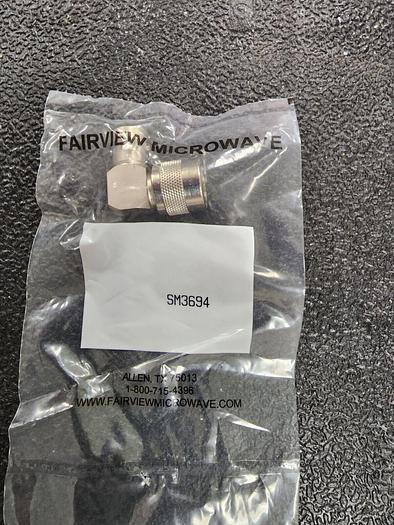 Fairview Microwave SM3694 C-Male to C-Female RA Adapter NEW!