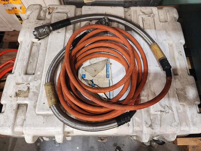 Used BURNDY/Thomas & Betts Hydraulic Crimper Hose Unit #1