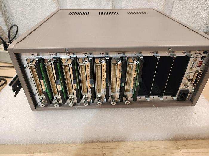 Used Keithley 7002 Switch System with 7x 7015-C Solid State Multiplexer