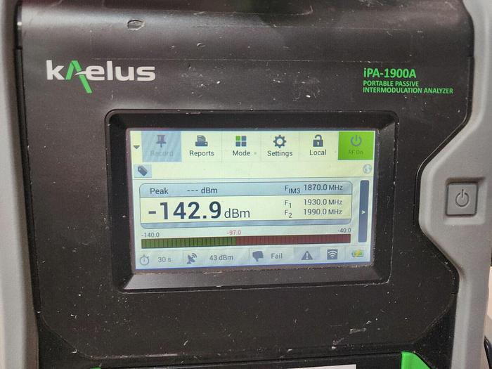 Used KAELUS IPA-1900A Portable PIM Tester Unit #3