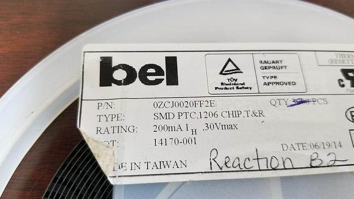 BEL 0ZCJ0020FF2E Fuse 1393 Pieces 2014 Date Code