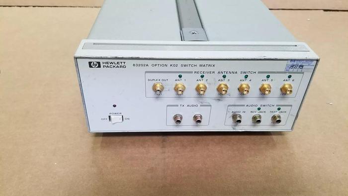 Used HP 83202A Option K02 Switch Matrix
