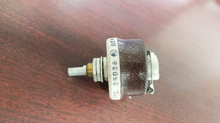 Used OHMITE 39026 Potentiometer