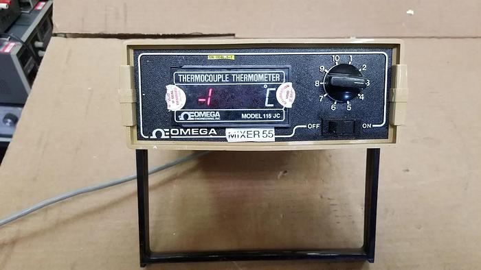 Used Omega Model 115JC Thermocouple Thermometer