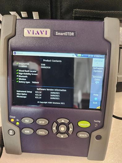 Used VIAVI E118FA65 SmartOTDR 1310/1550/1650