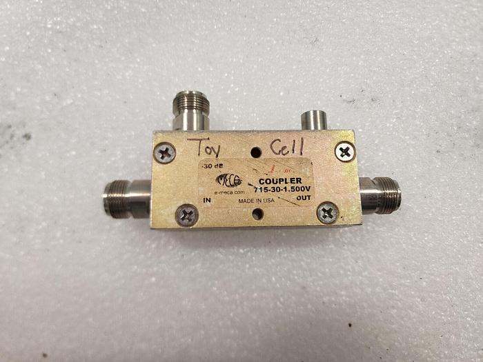 Used MECA 715-30-1.500V 30dB Directional Coupler