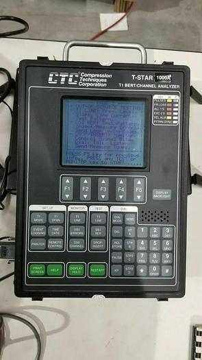 Used CTC T-STAR 1000A T1 BERT/CHANNEL ANALYZER Complete!