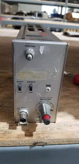 Used Tektronix 7A16A Amplifier Plug In Unit #2 READ!