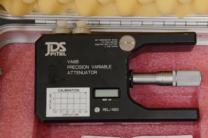 Used JDS Fitel VA6B Precision Variable Attenuator VA6B505-FPL