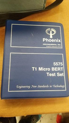 Used Phoenix Microsystems 5575A T1 MICRO BERT Complete!
