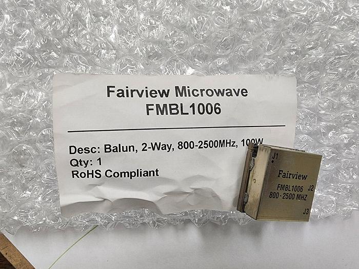Fairview Microwave FMBL1006 800-2500MHz 2-Way 100W Balun NEW!