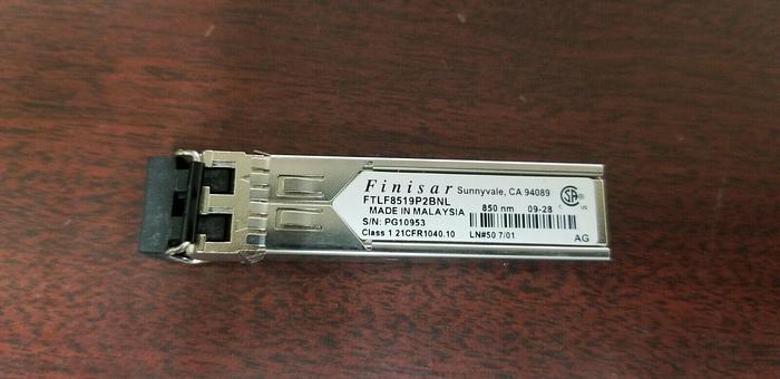 Used Finisar FTLF8519P2BNL  850nm SFP Module