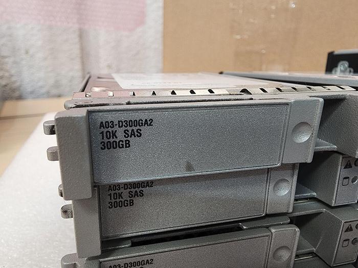Used CISCO A03-D300GA2 300GB SAS 3.5" Drive Lot of 13