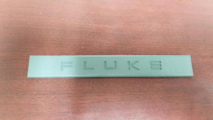 Used Fluke Test Equipment Label