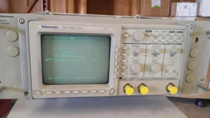 Used Tektronix TDS350 Oscilloscope Passes Power UP Fail Cal