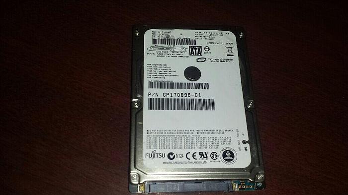 Used Fujitsu MHY2200BH 200GB 2.5" Laptop Drive