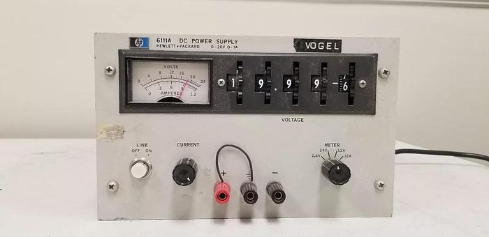 Used HP 6111A DC Power Supply 0-20V/0-1A READ!!
