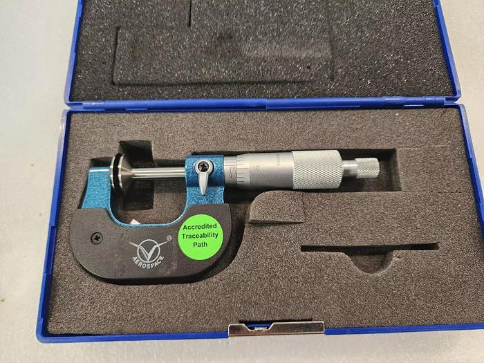 Used AEROSPACE Disk Micrometer 0-1" .0001