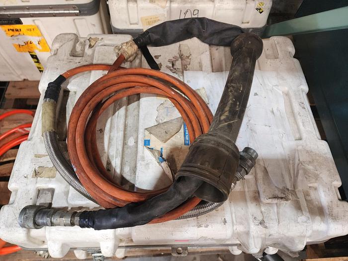 Used BURNDY/Thomas & Betts Hydraulic Crimper Hose Unit #2