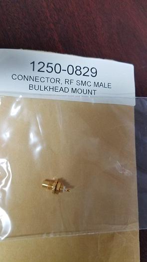 HP 1250-0829 SMC Male Bulkhead Mount Connector NEW!