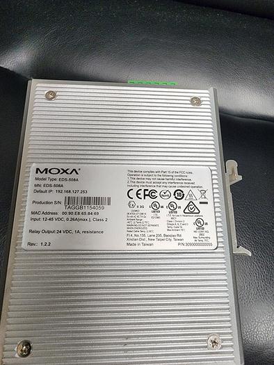 Used MOXA EDS-508A Managed Ethernet Switch
