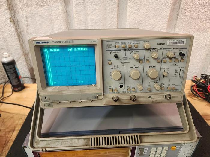 Used Tektronix TAS250 2 channel Oscilloscope