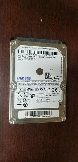 Used Samsung HM161HI 160GB 2.5" SATA LAptop Drive