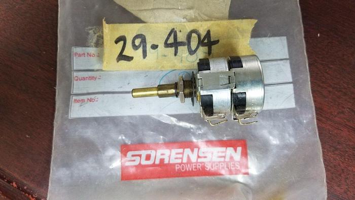 Sorensen 29-404 Potentiometer NEW!