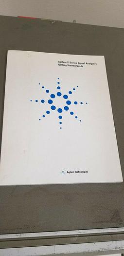 Used Agilent X-Series Signal Analyzer Getting Started Guide