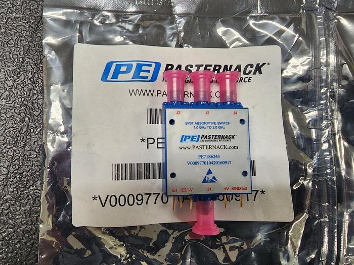 Pasternack PE71S6243 SP3T 1GHz-2GHz Pin Diode Switch NEW!!