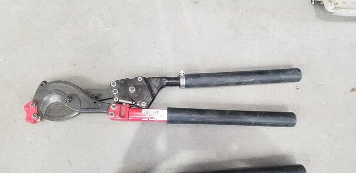 Used H.K. Porter Large Cable Ratchet Cutters Unit #8