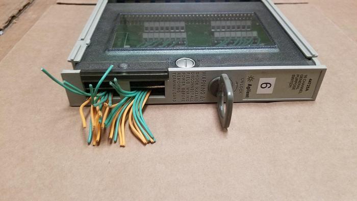 Used Agilent 44725A 16 Channel General Purpose Switch with Terminal Block